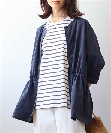 【LL～6L】【WEB/一部店舗限定】 ナイロン ワッシャ― ブルゾン(70コン-６Ｌ-0340369-70-342)