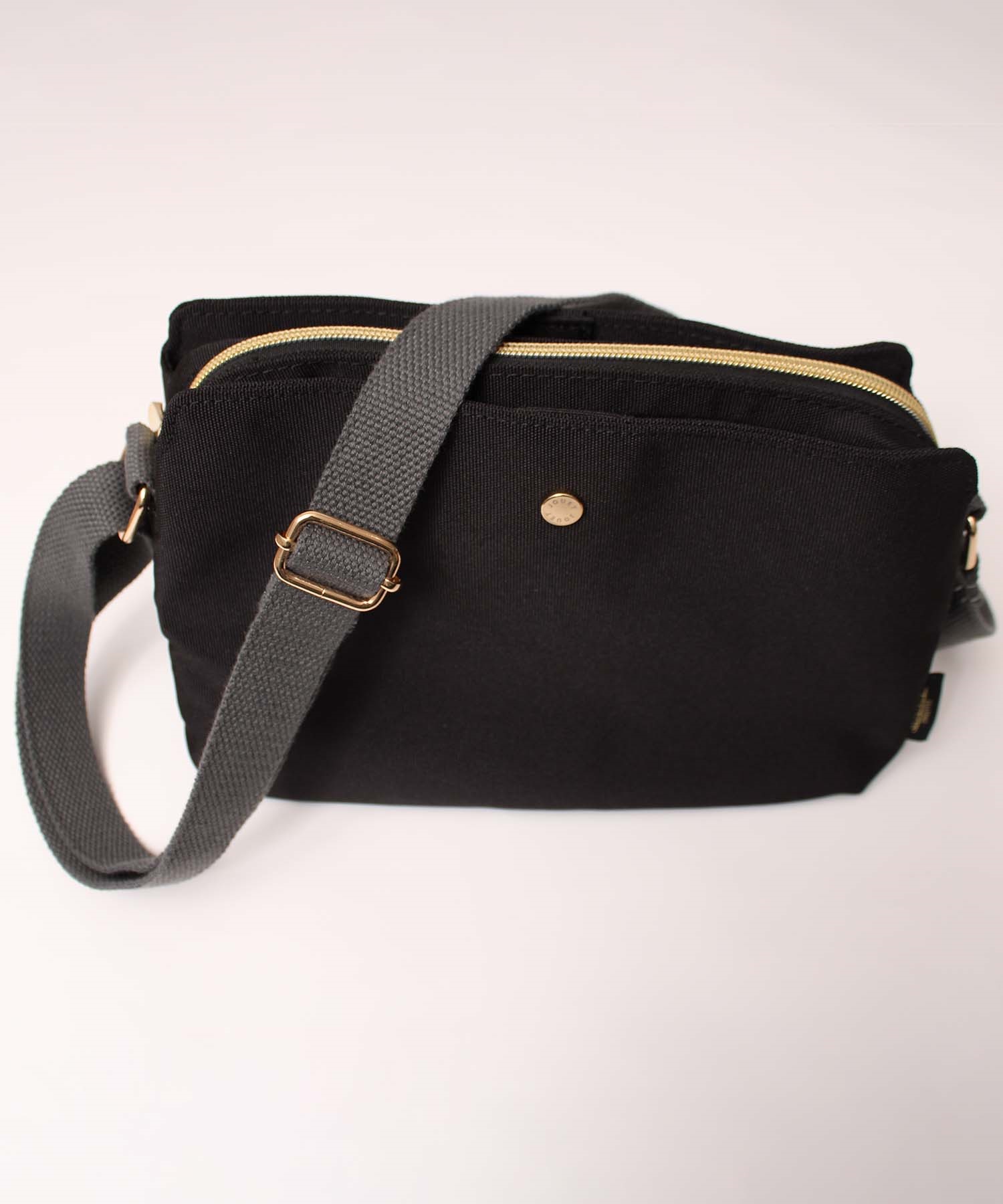 【バッグ】すっきり 収納 ショルダーバッグ(00クロ-フリー-0340955-00-900)