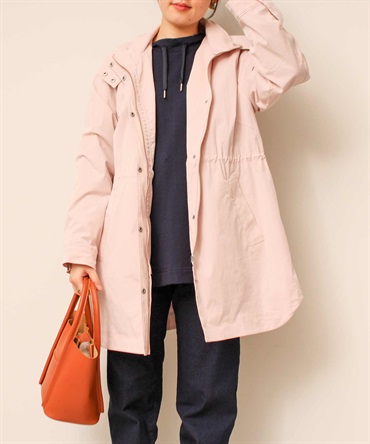 【L～6L】【WEB限定サイズあり】 ミドル丈 ライト マウンテン パーカー(32ピンク-３Ｌ-0341113-32-035)