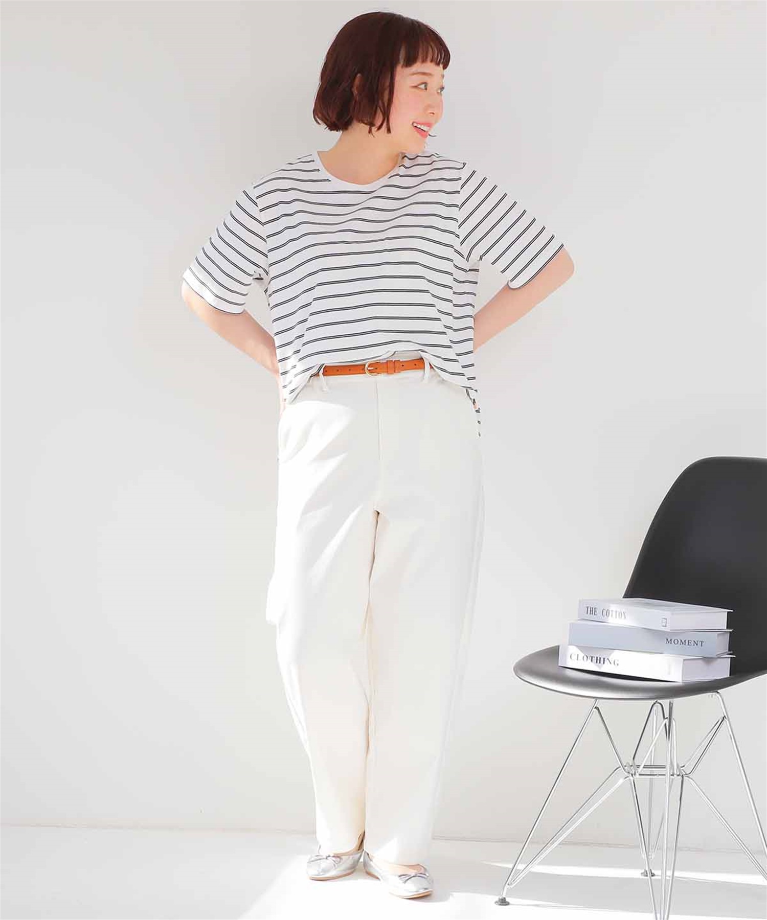 【Ｌ～6L】ストレッチ カーブ パンツ