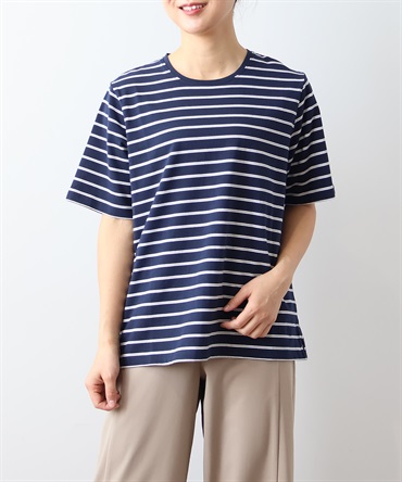 【L～6L】【接触冷感】 ベーシック Tシャツ(70コンＢＤ-５Ｌ-0342483-70-041)