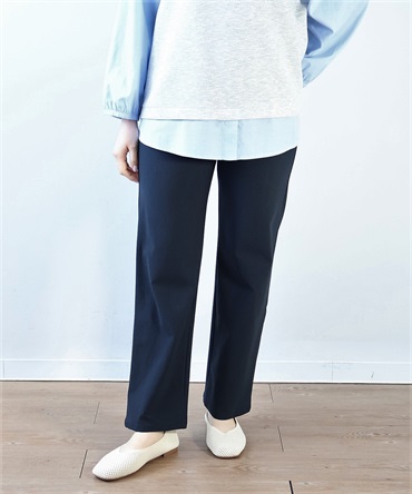 【L～６L】すっきり ストレート ストレッチ パンツ(70コン-ＬＬ-0342851-70-033)