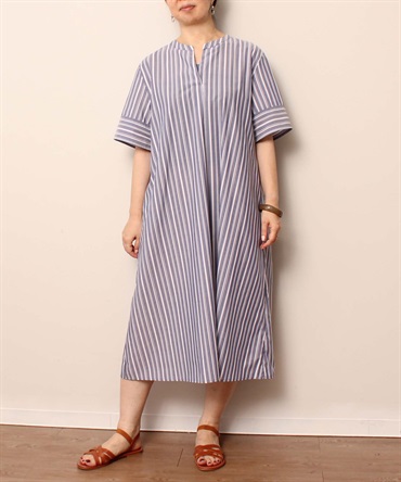 【WEB＆一部店舗限定】 スキッパー シャツ ワンピース(71コンST-３Ｌ-0343152-71-035)