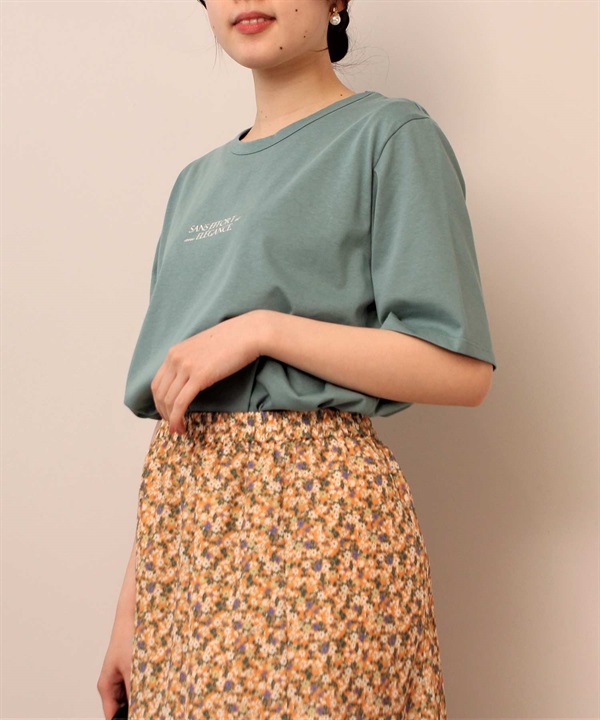 【L～5L】半袖 ロゴ Tシャツ
