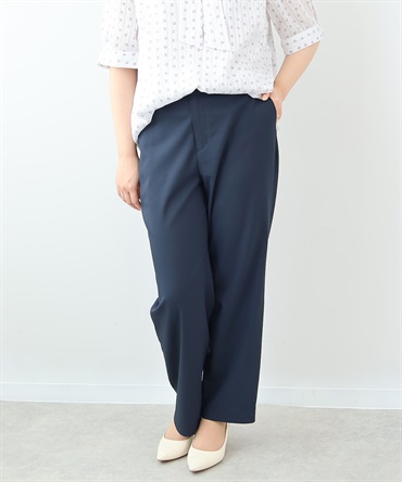 【L～6L】【接触冷感】【吸湿速乾】 リネンライク セットアップ パンツ(70コン-６Ｌ-0362211-70-342)