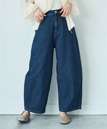 カーブデニムパンツ(70インディゴ-M-Short-0586101-70-492)