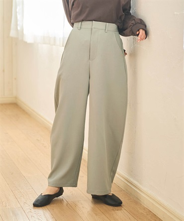 美シルエットカーブパンツ(62くすみミント-M-Short-0588071-62-492)
