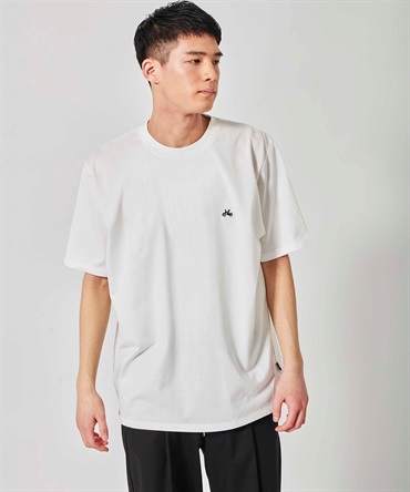 Embroidery Logo S/S Tee  ロゴ刺繍半袖Tシャツ(02ホワイト-ＬＬ-0882005-02-033)