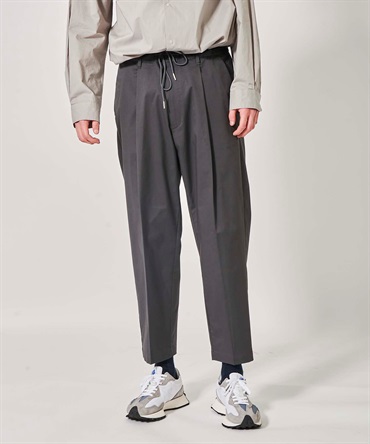 Twill Easy Ankle Pants  ツイルイージーアンクルパンツ(10チャコールグレー-ＬＬ-0882006-10-033)